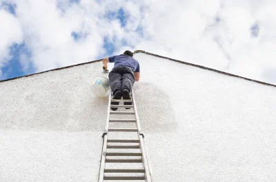 Peinture extérieure à Herbeuval — façades et ravalement